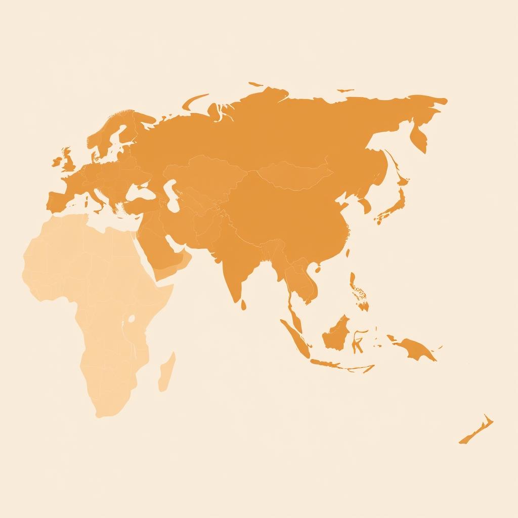 두충 재배 지역 지도