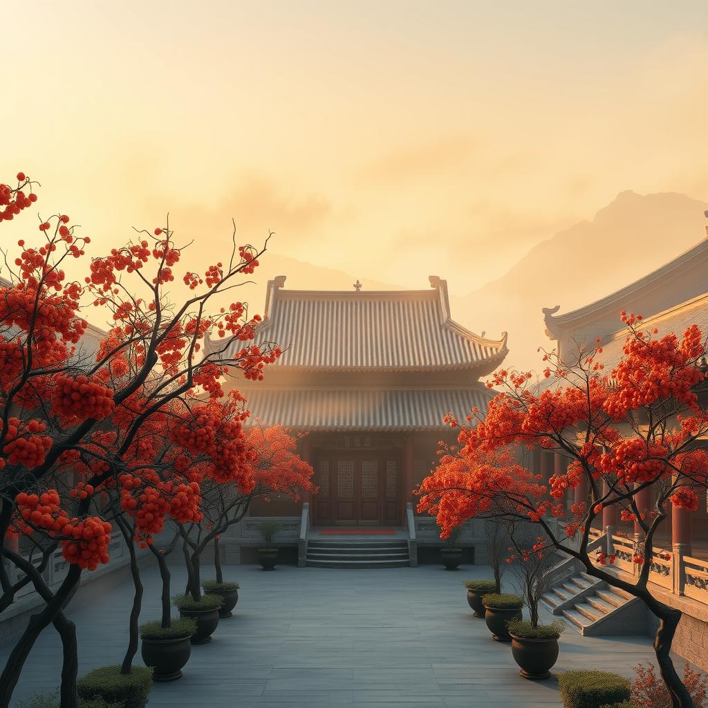 고대 중국 궁궐과 구기자나무