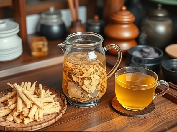 감초차 만들기 과정