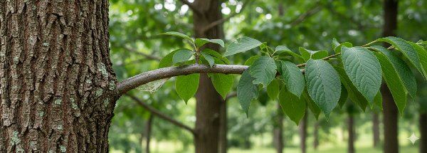 두충 식물학 삽화