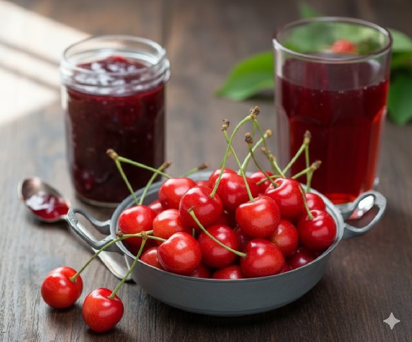 앵두 세척과 보관 과정